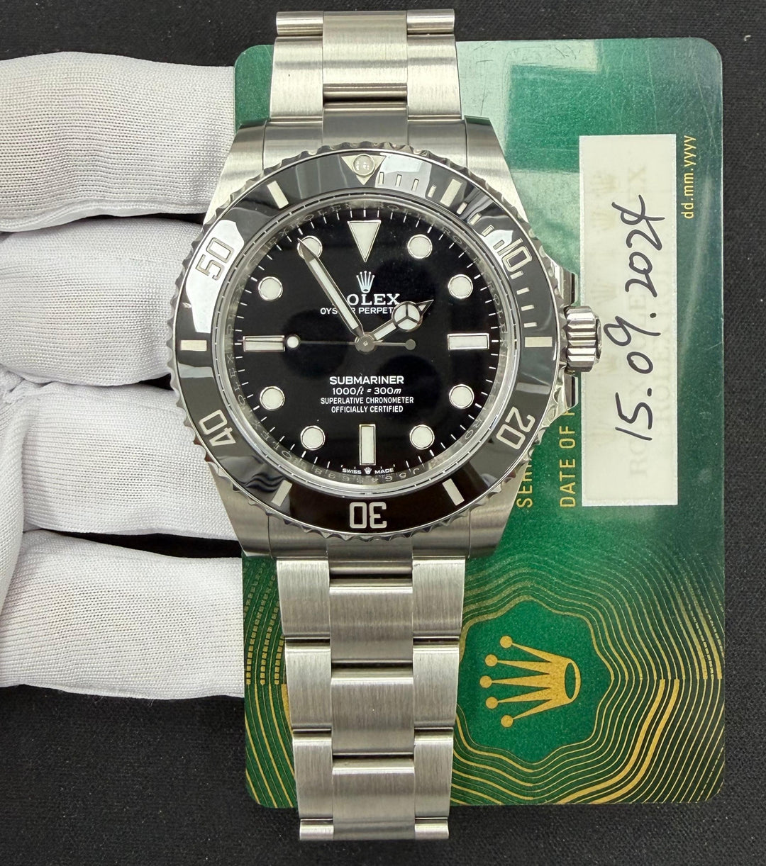 ROLEX SUBMARINER NO DATE 124060