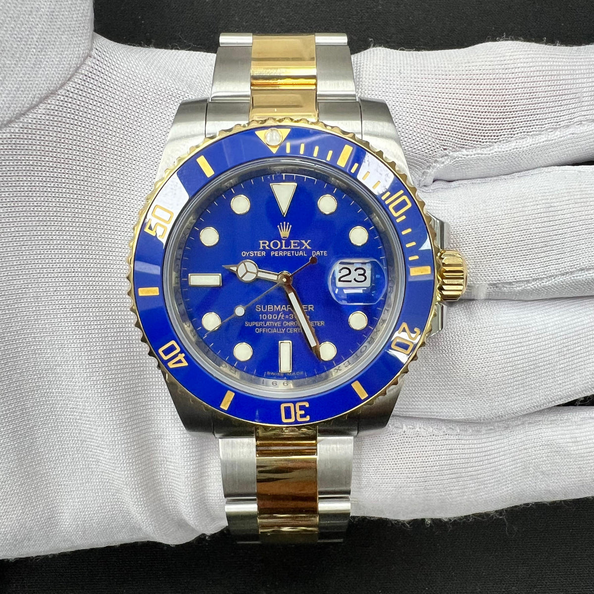 Rolex submariner date 116613lb