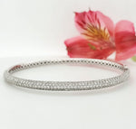 Load image into Gallery viewer, 18k White Gold 2.75 Carat Bangle
