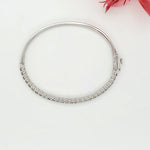 Load image into Gallery viewer, 14k White Gold 2.18 Carat Bangle
