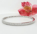 Load image into Gallery viewer, 18k White Gold 2.01 Carat Bangle
