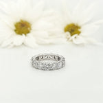 Load image into Gallery viewer, 14k White Gold 4.84 Carat Wedding Band
