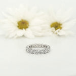 Load image into Gallery viewer, 14k White Gold 3.02 Carat Wedding Band
