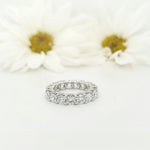 Load image into Gallery viewer, 14k White Gold 4.16 Carat Wedding Band
