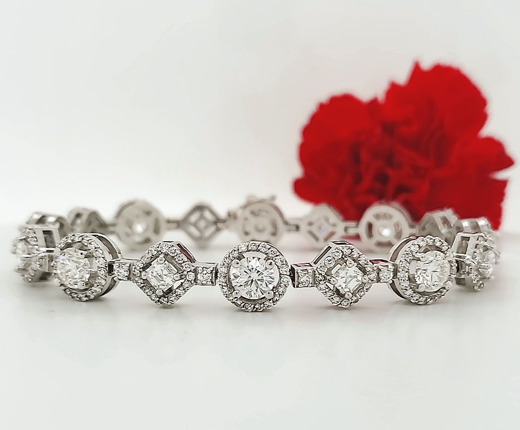 18k white gold 8