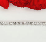 Load image into Gallery viewer, 18k White Gold 11.38 Carat Tennis Bracelet
