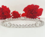 Load image into Gallery viewer, 14k White Gold 4.50 Carat Tennis Bracelet
