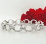 Load image into Gallery viewer, 18k White Gold 4.13 Carat Bracelet
