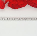 Load image into Gallery viewer, 14k White Gold 7.25 Carat Tennis Bracelet
