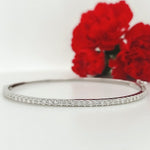 Load image into Gallery viewer, 14k White Gold 1.40 Carat Bangle 
