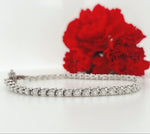 Load image into Gallery viewer, 14k White Gold 2.27 Carat Tennis Bracelet
