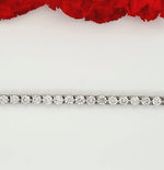 Load image into Gallery viewer, 14k White Gold 9.22 Carat Tennis Bracelet
