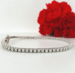 Load image into Gallery viewer, 14k White Gold 2.78 Carat Tennis Bracelet
