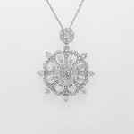 Load image into Gallery viewer, 18k White Gold 2.26 Carat Pendant 
