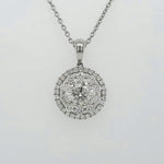 Load image into Gallery viewer, 18k White Gold 1.95 Carat Pendant
