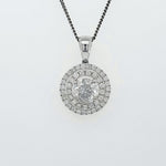 Load image into Gallery viewer, 18k White Gold 1.56 Carat Pendant 
