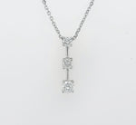Load image into Gallery viewer, 14k White Gold 0.50 Carat Pendant

