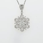 Load image into Gallery viewer, 18k White Gold 1.30 Carat Pendant
