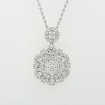 Load image into Gallery viewer, 18k White Gold 1.59 Carat Pendant 
