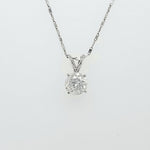 Load image into Gallery viewer, 14k White Gold 1.58 Carat Pendant
