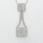 Load image into Gallery viewer, 18k White Gold 3.10 Carat Pendant
