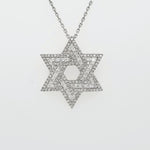 Load image into Gallery viewer, 18k White Gold 0.75 Carat Pendant
