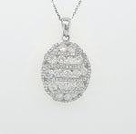 Load image into Gallery viewer, 14k White Gold 1.90 Carat Pendant

