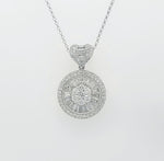 Load image into Gallery viewer, 18k White Gold 1.94 Carat Pendant
