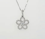 Load image into Gallery viewer, 18k White Gold 0.43 Carat Pendant 
