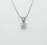 Load image into Gallery viewer, 14k White Gold 1.01 Carat Pendant 
