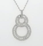 Load image into Gallery viewer, 18k White Gold 2.00 Carat Pendant
