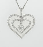 Load image into Gallery viewer, 18k White Gold 1.31 Carat Pendant
