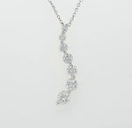 Load image into Gallery viewer, 18k White Gold 0.88 Carat Pendant
