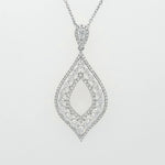 Load image into Gallery viewer, 18k White Gold 1.44 Carat Pendant
