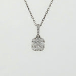 Load image into Gallery viewer, 18k White Gold 0.19 Carat Pendant
