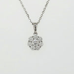 Load image into Gallery viewer, 18k White Gold 0.57 Carat Pendant
