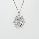 Load image into Gallery viewer, 18k White Gold 0.89 Carat Pendant
