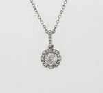 Load image into Gallery viewer, 18k White Gold 0.37 Carat Pendant
