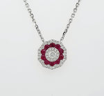 Load image into Gallery viewer, 18k White Gold 0.94 Carat Pendant
