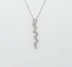 Load image into Gallery viewer, 18k White Gold 0.18 Carat Pendant
