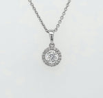 Load image into Gallery viewer, 18k White Gold 0.26 Carat Pendant 
