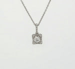 Load image into Gallery viewer, 18k White Gold 0.30 Carat Pendant
