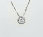 Load image into Gallery viewer, 18k White Gold 0.37 Carat Pendant
