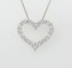 Load image into Gallery viewer, 18k White Gold 1.22 Carat Pendant
