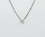 Load image into Gallery viewer, 14k White Gold 0.26 Carat Pendant
