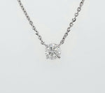 Load image into Gallery viewer, 14k White Gold 0.70 Carat Pendant
