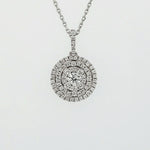 Load image into Gallery viewer, 18k White Gold 0.51 Carat Pendant

