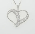 Load image into Gallery viewer, 18k White Gold 1.12 Carat Pendant
