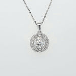 Load image into Gallery viewer, 18k White Gold 1.02 Carat Pendant
