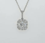 Load image into Gallery viewer, 18k White Gold 1.44 Carat Pendant
